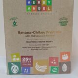 Bannana chikoo fruit mix