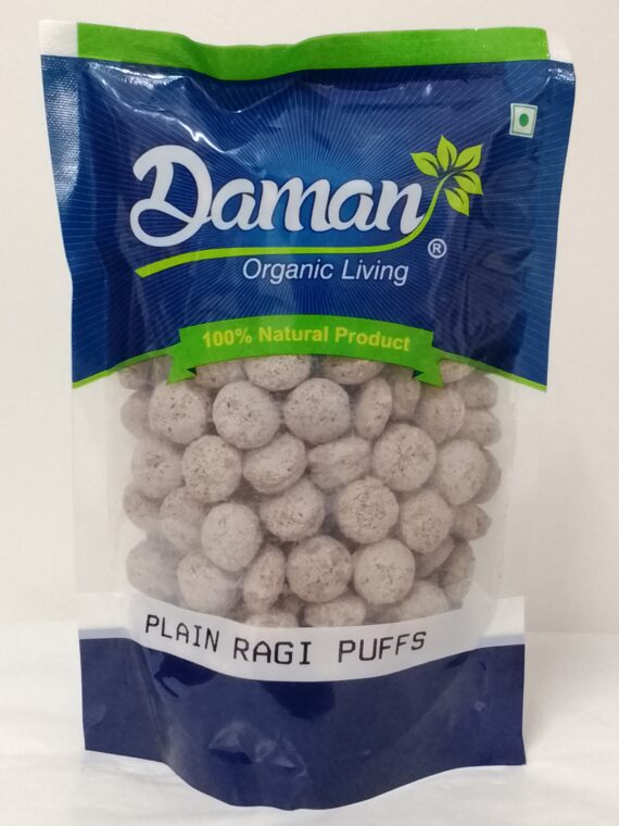 Plain ragi puffs