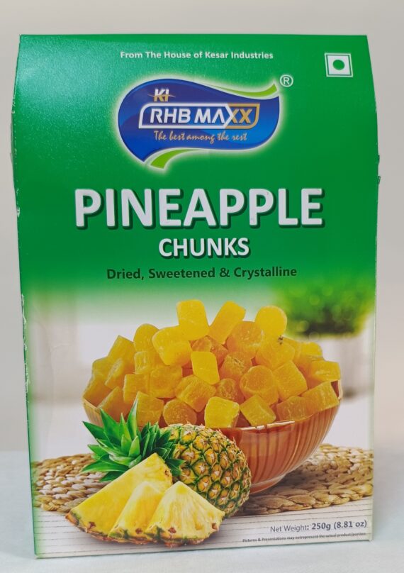 pineapple chunks sweetened /crystaline